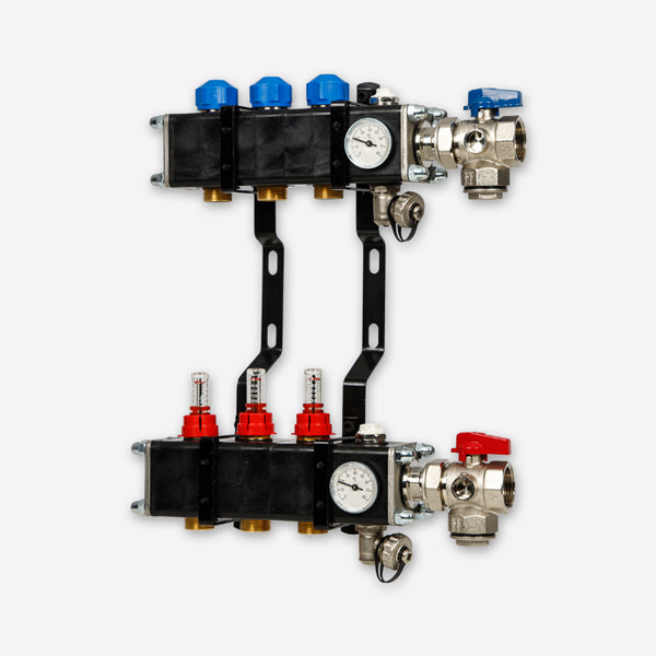 VTE stadsverwarming composiet verdeler 3 groeps