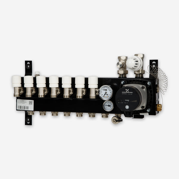 VTE SLIM Verdeler Grundfos A Label - 7 groeps