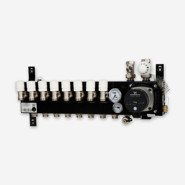VTE SLIM Verdeler Grundfos A Label - 8 groeps