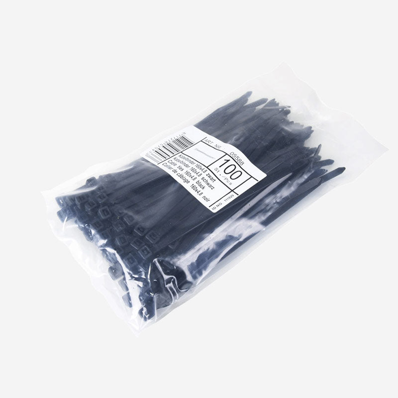 Tie wraps voor krimpnetten per 100 stuks 160mm x 4,8mm