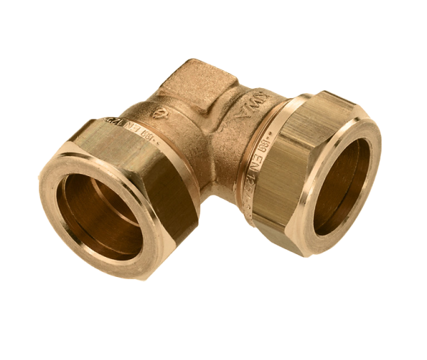 BONFIX Knel messing kniekoppeling 6 x 6 mm