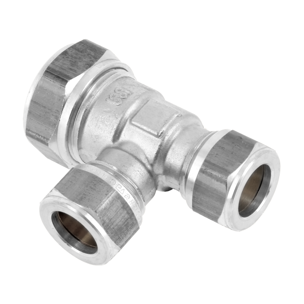 BONFIX Messing & messing vertinde knelfittingen 22 x 15 x 15