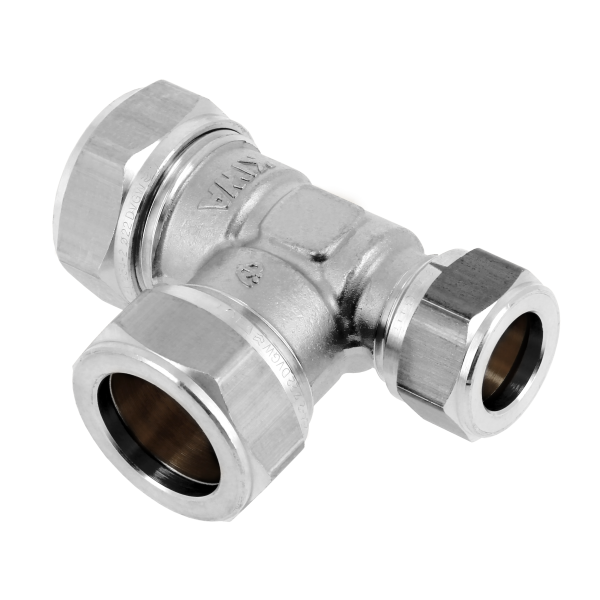 BONFIX Messing & messing vertinde knelfittingen 28 x 28 x 22