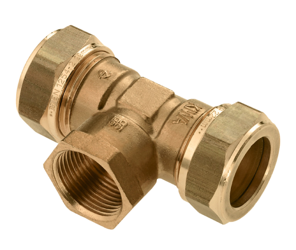 BONFIX Messing & messing vertinde knelfittingen 15 x 1⁄2 x 15