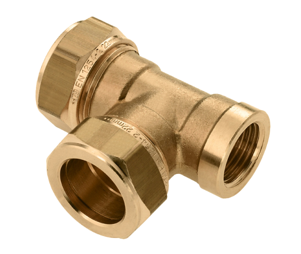 BONFIX Messing & messing vertinde knelfittingen 28 x 28 x 1⁄2