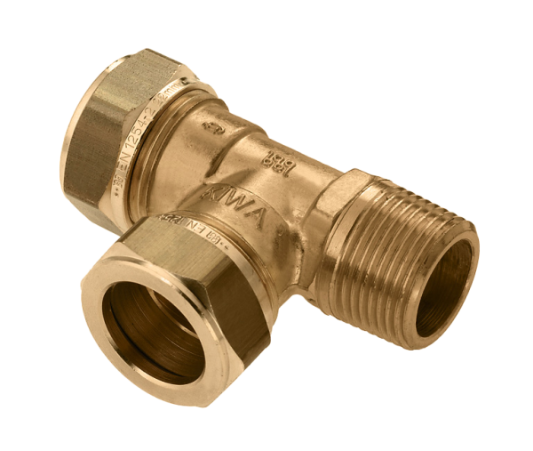 BONFIX Messing & messing vertinde knelfittingen 22 x 22 x 3⁄4