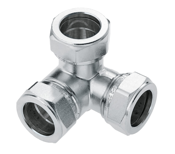 BONFIX Messing & messing vertinde knelfittingen 15 x 15 x 15