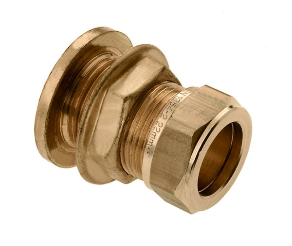 Messing & messing vertinde knelfittingen