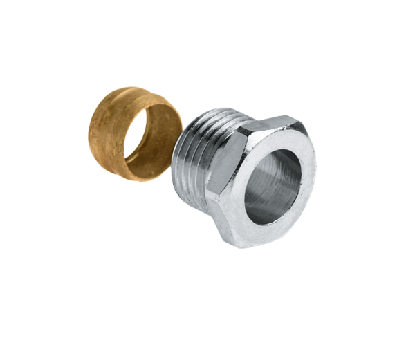 BONFIX Knel verloopset 1/2" bu.dr. x 15 mm type Heimeier