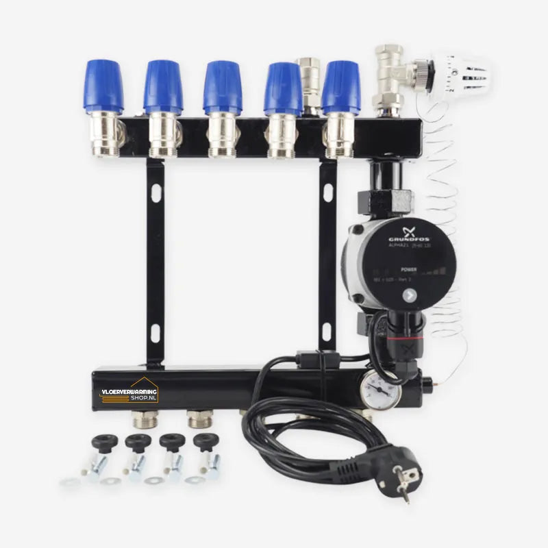 MAGNUM Standaard stalen verdeler - 3 groeps