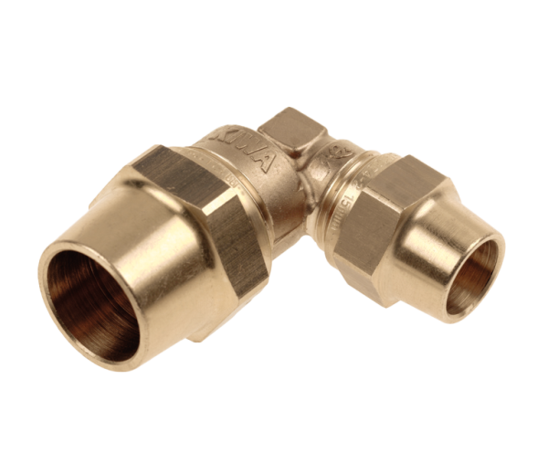 BONFIX BELGAS knel messing verloopknie 22 x 15 mm