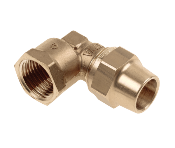 BONFIX BELGAS knel messing kniekoppeling 3/8" bi.dr. x 12 mm