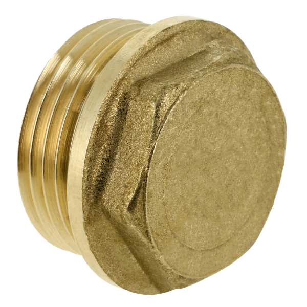 BONFIX Draad messing plug met zeskant 3/4" bu.dr.