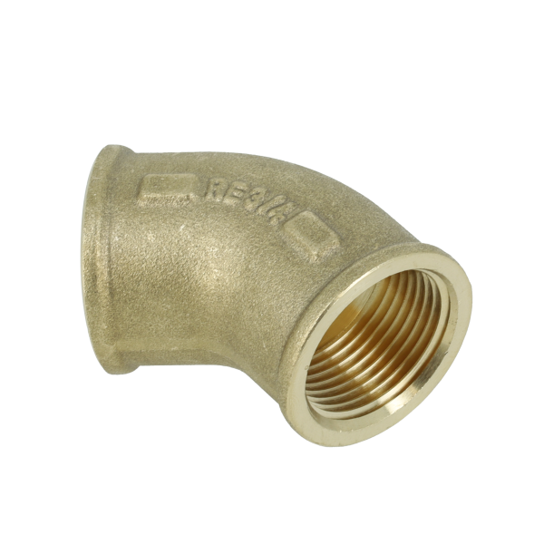 BONFIX Draad messing bocht 45° 3/4" binnendraad