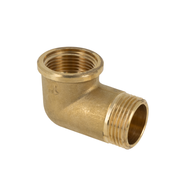 BONFIX Draad messing kniekoppeling 1" bi.dr. x 1" bu.dr.