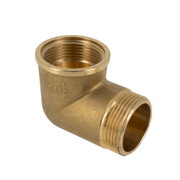 BONFIX Draad messing kniekopp. 1 1/4" bi.dr. x 1 1/4" bu.dr.