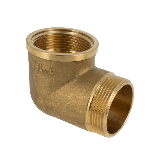 BONFIX Draad messing kniekopp. 1 1/2" bi.dr. x 1 1/2" bu.dr.