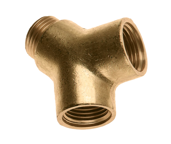 BONFIX Draad messing Y-stuk 1/2" bi. x 1/2" bu. x 1/2 bi.