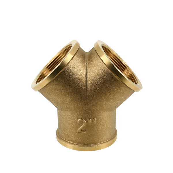 BONFIX Draad messing Y-stuk 2" bi.dr.