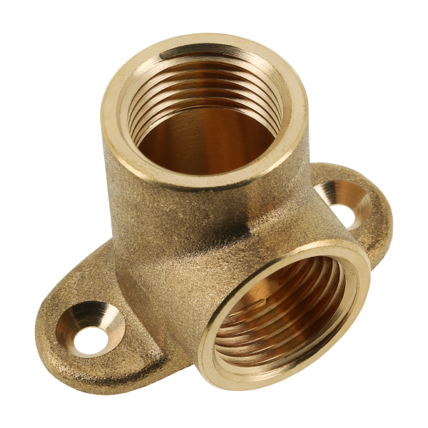 BONFIX Draad messing muurplaat 1/2" bi.dr. x 1/2" bi.dr.