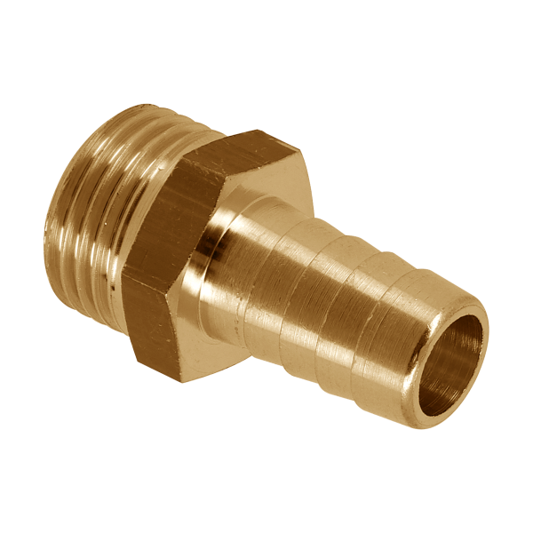 BONFIX Draad messing slangpilaar 1/8" buitendraad x 10 mm