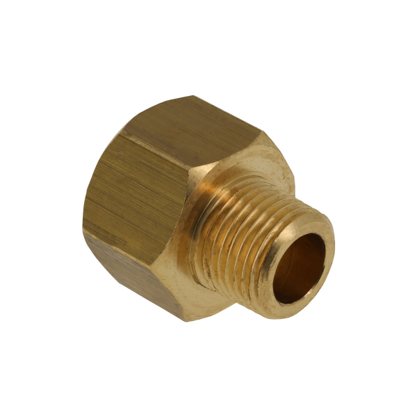 BONFIX Draad messing neusstuk 1/2" bi. x 3/8" bu. conisch