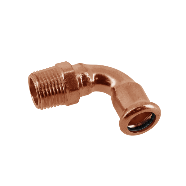 Pressfittingen roodkoper WATER