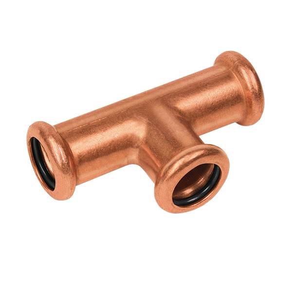 Pressfittingen roodkoper WATER