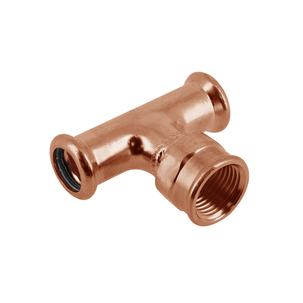 BONFIX M-press RK-water T-stuk 35 x 1/2'' bi.dr. x 35 mm