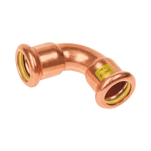 Pressfittingen roodkoper GAS