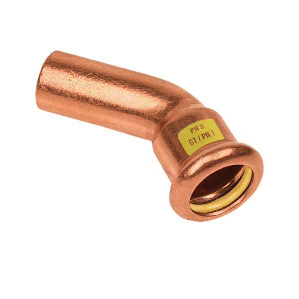 BONFIX M-press RK-gas insteekbocht 45° 12 mm x Ø12 mm