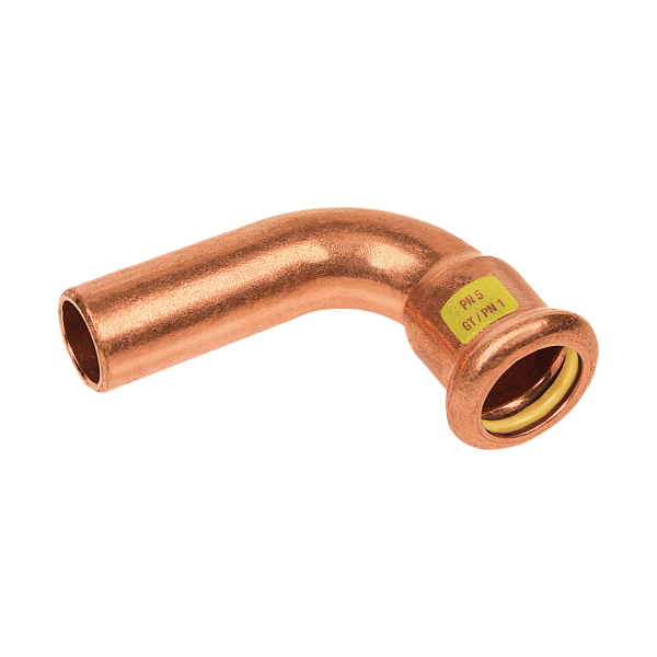 BONFIX M-press RK-gas insteekbocht 90° 15 mm x Ø15 mm