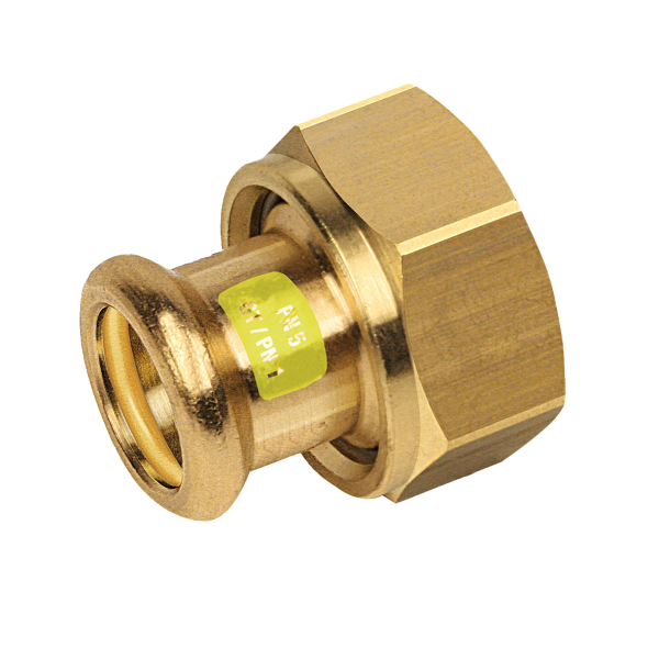 BONFIX M-press RK-gas wartel kop. vlakke afd. 3/4" x 22 mm