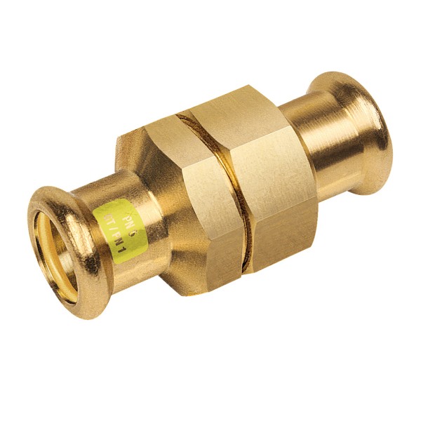 Pressfittingen roodkoper GAS