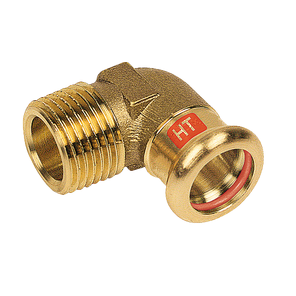 BONFIX M-press RK-solar kniekoppeling 1" bu.dr. x 22 mm