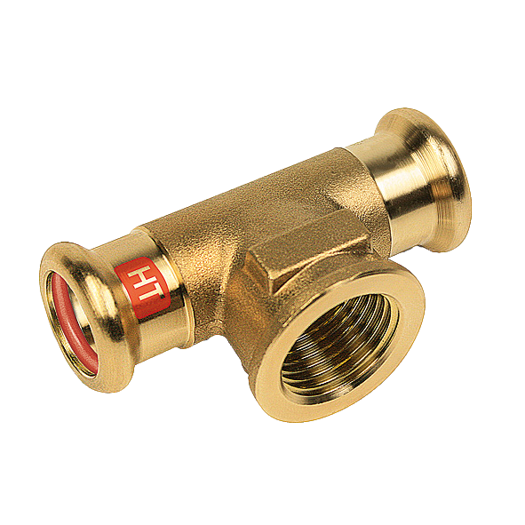 BONFIX M-press RK-solar T-koppeling 22 x 1/2" bi.dr. x 22 mm