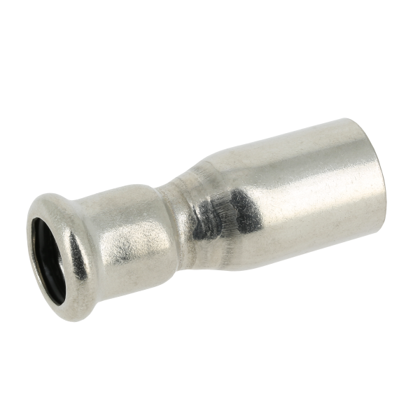 BONFIX M-press RVS-water rechte verloopkoppeling 22 x 12 mm