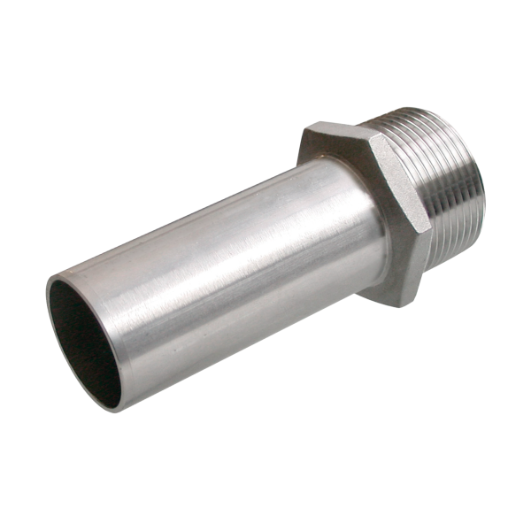 BONFIX M-press RVS-water insteekkopp. 1 1/4" bu. x Ø35 mm