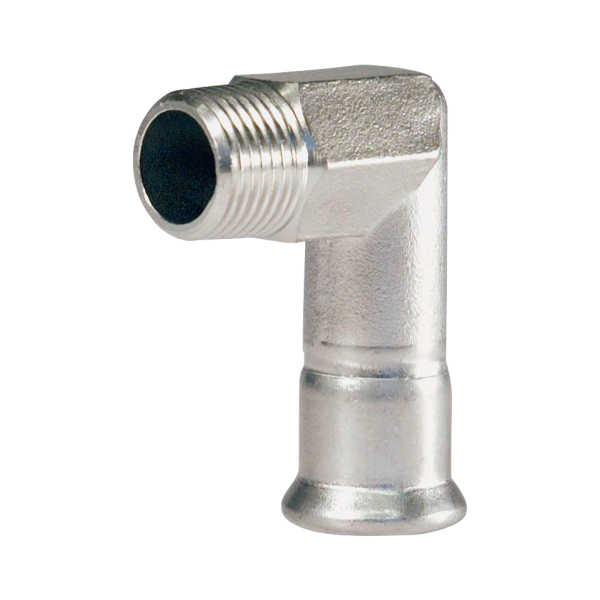 BONFIX M-press RVS-water kniekoppeling 3/4" bu.dr. x 18 mm