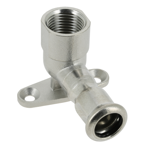 BONFIX M-press RVS-water muurplaat 1/2" bi.dr. x 15 mm