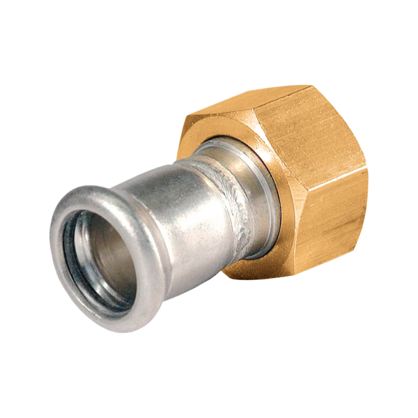 BONFIX M-press RVS-water 2-del kopp 11/2bi.x35mm mess wartel