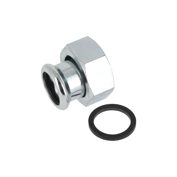 BONFIX M-press C-staal 2-delige kopp. 1 1/2" bi. x 28 mm