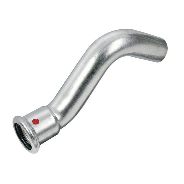 BONFIX M-press C-staal passeerbocht kort 15 x Ø15 mm