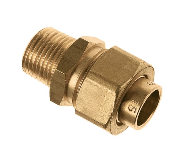 2- en 3-delige messing koppelingen