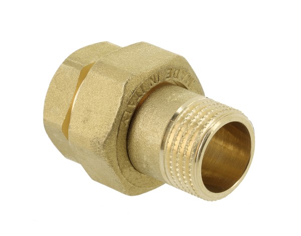 2- en 3-delige messing koppelingen