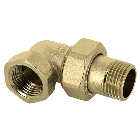 BONFIX Draad mes. 3-del. kniekopp. 3/4" bi. x kopp. 3/4" bu.