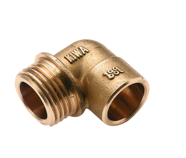 BONFIX Soldeer messing kniekoppeling 1/2" bu.dr. x 15 mm