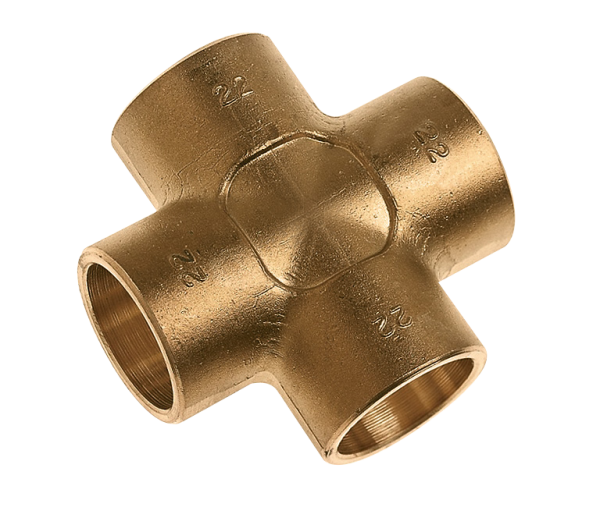 BONFIX Soldeer messing gelijk kruis 15 mm