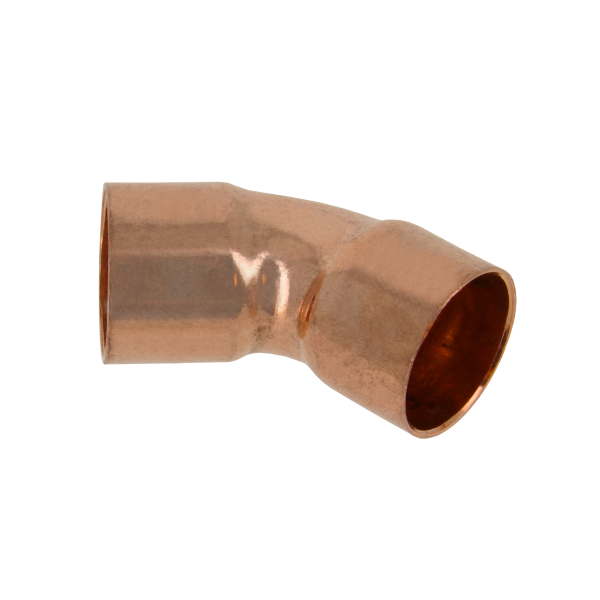 BONFIX Soldeer roodkoper bocht 22 mm 45°