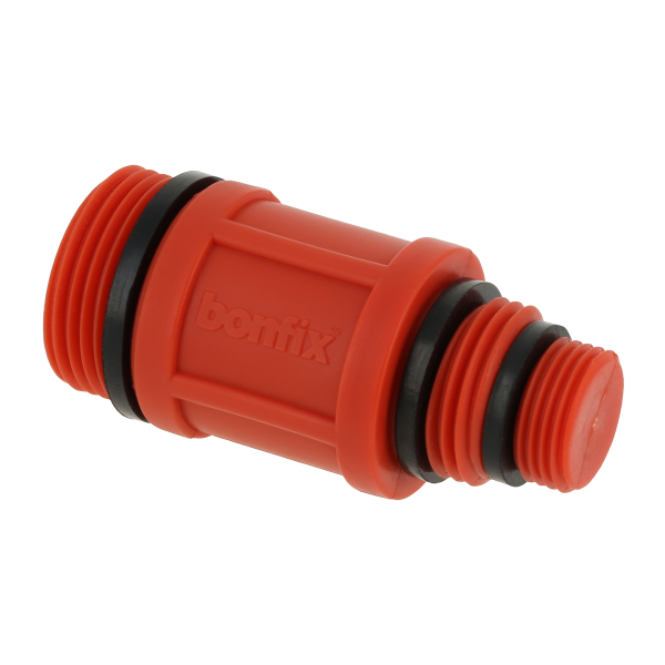 Universele kunststof afdekstop rood / blauw